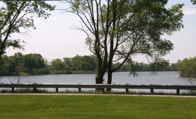 river across from castle