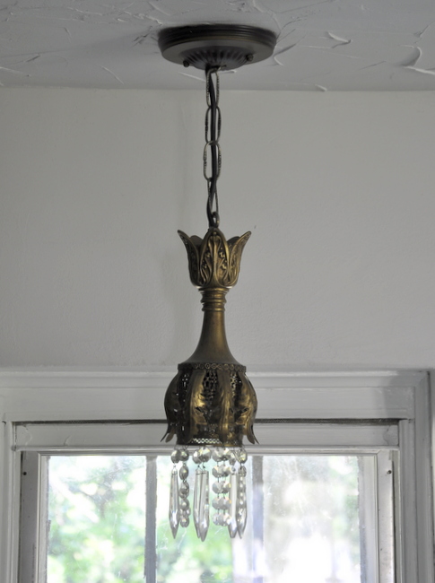vintage crystal chandelier