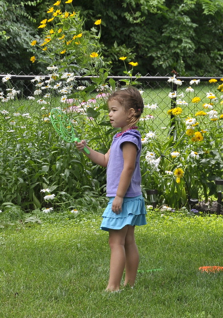 bubbles in the garden