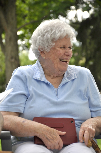 grandma laughing