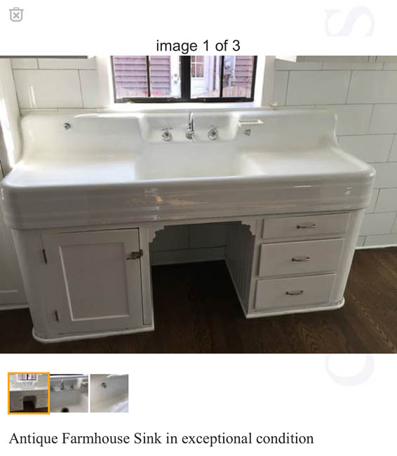 A Vintage Kitchen Sink