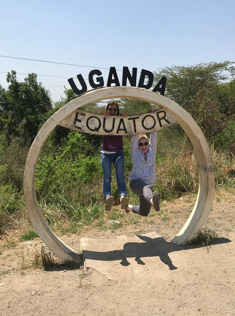 Hanging out on the equator.