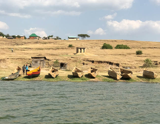 A fishing village.