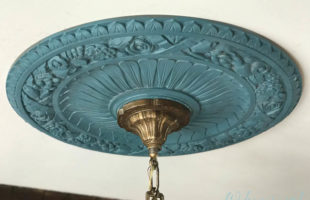 How To Paint a Ceiling Medallion
